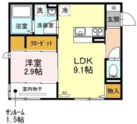 Sunrise岡山駅前の物件間取画像